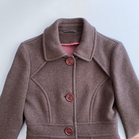LIU JO single-breasted wool coat size 6 - Picture 7 of 13
